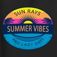 thumbnail image 6 of Wild Bobby Sun Rays Summer Vibes And Lazy Days Unisex Hoodie Sweatshirt, 6 of 6