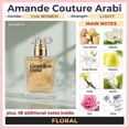 thumbnail image 2 of Seamless Hold Amande Couture Arabi Almond Orange Blossom Vanilla Perfume for Women Parfum | Inspired Luxury Fragrance | Long-Lasting Scent - 1 oz (30 ml), 2 of 6