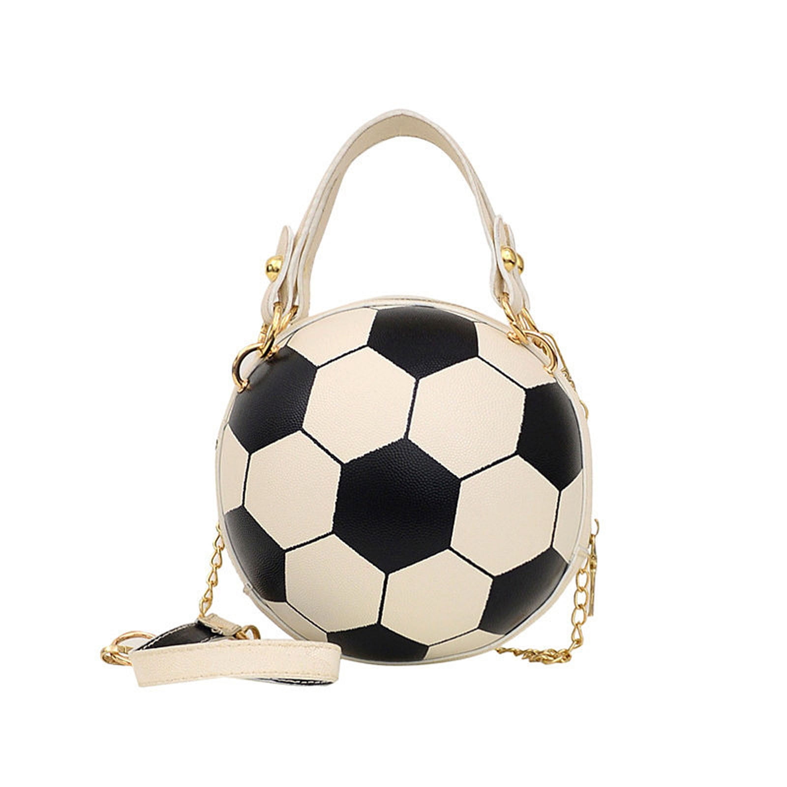 gakvov Personalized Round Ball Female Bag Chain Football Bag All-match  Satchel Small Bag 