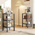 thumbnail image 4 of Gymax 6-Tier Plastic Modular Storage Shelves Open Display Utility Shelving Unit Gray, 4 of 10