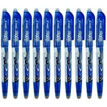 Pilot Frixion Erasable Gel Pen 0.5mm, Extra Fine Blue, 10pcs Box