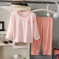 thumbnail image 2 of Linfrsh Toddler Girls Pajamas Size 4t Baby Boys Girls Pajama Set Kids Toddler Snug fit Basic Cotton Sleepwear pjs for Daily(Pink,2-3 Years), 2 of 4