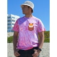 thumbnail image 2 of Pocket Corgi Love Tie Dye Cyclone Men -Image by Shutterstock, Male Small, 2 of 4