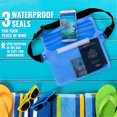 thumbnail image 4 of Clear Fanny Pack Waterproof,Beach Cruise Ship Essential Accessories Must Haves,Waterproof Pouch for Phone Passport Wallet Purse with Waist Strap, 4 of 8