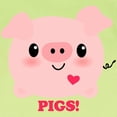 thumbnail image 3 of CafePress - Kawaii I Love Pigs Infant T Shirt - Infant T-Shirt, 3 of 4