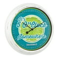 thumbnail image 4 of La Crosse Clock Margaritaville 15.75 inch Quartz Analog Outdoor Wall Clock, 433-3841MV2, 4 of 8