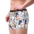 thumbnail image 2 of Uemuo Lilies Flowers Pattern Men's Boxer Briefs,Trunk Anti-Chafing,Comfortable, Durable, and Stylish Underwear-XX-Large, 2 of 9