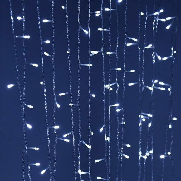 LED Curtain Lights, 3m x 3m Light Net Curtain String Lights 300 LED String Lights, Curtain Lights for Wedding, Garden, Balcony, Outdoor/Indoor Party