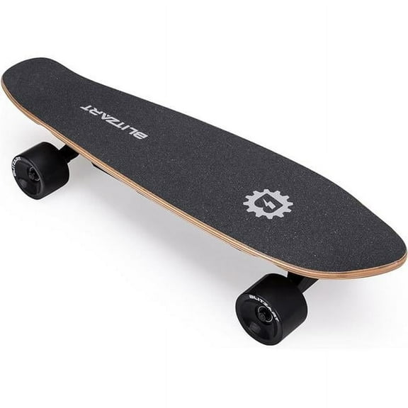 Blitzart EB2801BLK Mini Flash Electric Skateboard, Black