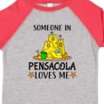 thumbnail image 4 of Inktastic Someone in Pensacola Loves Me Beach Vacation Boys or Girls Toddler T-Shirt, 4 of 5
