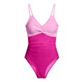 thumbnail image 4 of QURATI Swimwear Women Swimsuit Bathing Suit Full Coverage Slimming Swimwear Hot Pink XXL, 4 of 7