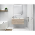 thumbnail image 2 of Cutler Kitchen and Bath Beachwood 42" Wood Wall Mount Bathroom Vanity in Oak, 2 of 6
