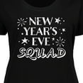 thumbnail image 4 of Inktastic New Year's Eve Squad with Stars in White Women's Plus Size T-Shirt, 4 of 5