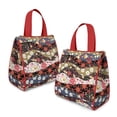 thumbnail image 2 of Pioneer Flower Floral Print Pattern Insulated Lunch Bag for Women & Adults,Large Portable Soft Cooler Lunch Bag,Thermal Food Storage Tote with Pearl Cotton,8.66L,8.75x5.75x9.5 Inch, 2 of 6