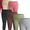 Stucco / Rose / Cabernet / Demitasse / Clover / Gray / Black, variant on Plus size Women’s Cozy Lightweight Fleece-Lined Stretch Multipack Leggings for Everyday Wear, 7 Pack, Sizes 1X-4X