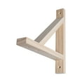 thumbnail image 6 of Hyper Tough 8" x 9" Wood Shelf Bracket, 6 of 7