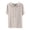 Gray, variant on Staron Women's Casual Hooded Top Short Sleeve Round Neck Solid Color Loose Comfy T-Shirt, Gray XXL