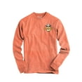 thumbnail image 2 of Blessed Girl Womens Long Sleeve T-Shirt Ducks In A Row, Retro Heather Coral, 3X, 2 of 6