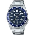thumbnail image 2 of Casio Standard Analog Stainless Steel Blue Dial Quartz MTD-135D-2AV Men's Watch, 2 of 3
