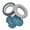 shape:Gray Blue, variant on 1 Pair Ear Cushion Sponge Earpads for Bose QC25 QC15 AE2 Over Ear Headphones Replacement Accessory