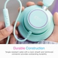 thumbnail image 4 of MEE audio KidJamz KJ45 Auriculares de escucha segura para niños con limitador de volumen y micrófono, auriculares supraaurales ajustables para niños con cable y conector de 3,5 mm para aprendizaje en, 4 of 5