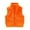 Orange, variant on JTSRKL Cute Kids Boys Girls Thick Fleece Vest Ligntweight Winter Warm Coat Full Zip up Sleeveless Cardigan Outwear Jackets with Pockets Orange 5-6 Years