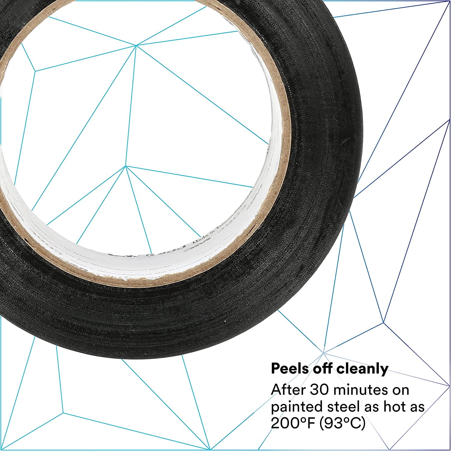 Vinyl Duct Tape 3903, Black, 2 in x 50 yd x 6.3 mil