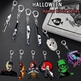 thumbnail image 3 of LLavero de película de terror para niños, colgante de bolsa, cadenas, anillo, regalos de joyería, Viernes 13, 3 of 4