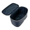 thumbnail image 4 of Conair Navy Caviar-Textured Train Case, Travel-Ready Beauty Organizer with Gold-Tone Hardware, 4 of 8