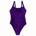 thumbnail image 4 of Bikini Mujer Traje de Baño Traje de Baño Para Mujer, Monokini de Cintura Alta, Cruzado En La Parte Delantera, Con Lazo En La Espalda, Cómodo y Elegante, Para Playa y Piscina, Talla 56, 4 of 4