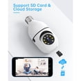 thumbnail image 3 of Cámara de Seguridad Socket 3mp Wifi Exterior/interior 360º Blanco BLOSOOM, 3 of 3