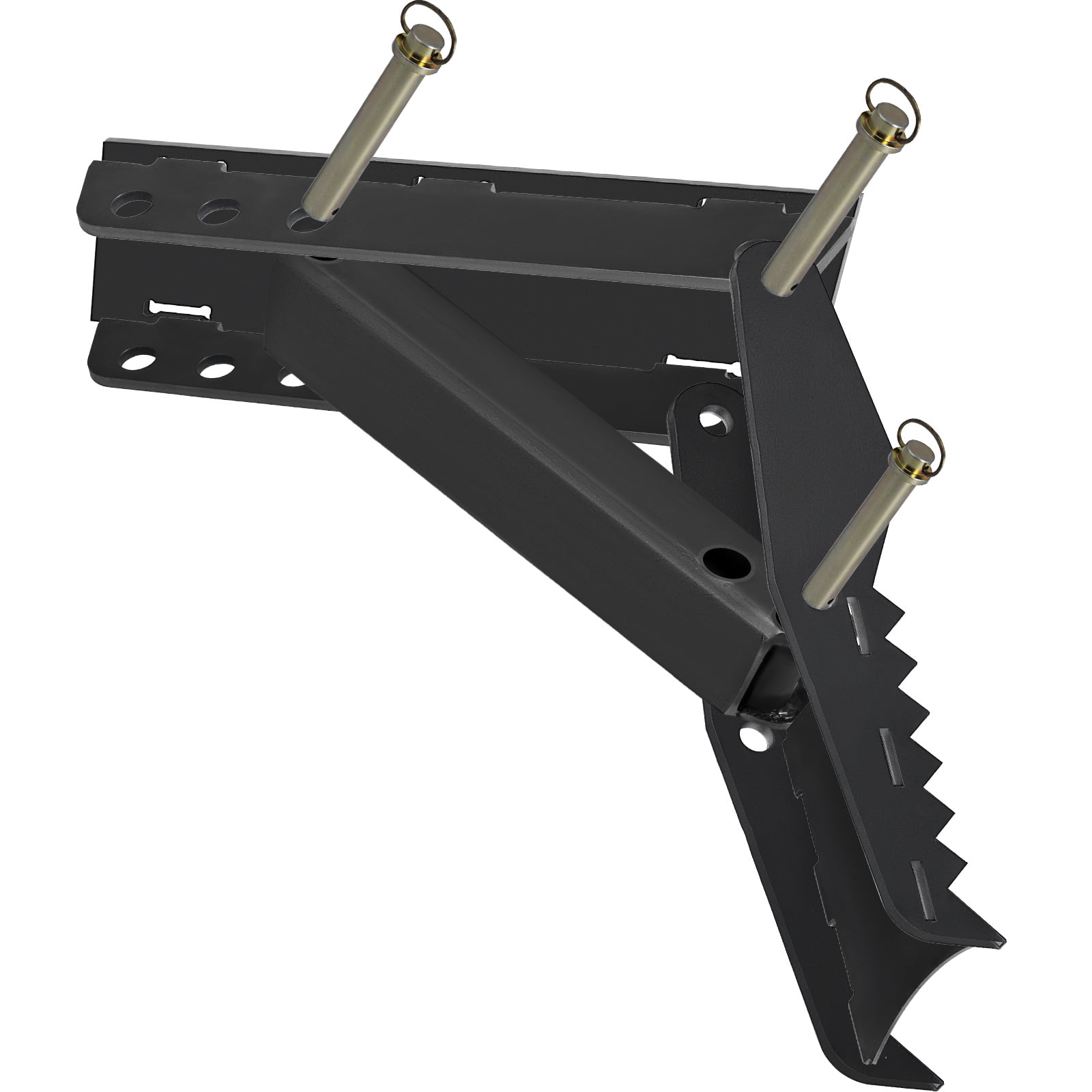 VEVOR Hydraulic Backhoe Excavator Thumb Attachments 18 inch Weld On 1/2in Teeth Thick Steel Plate Assembly 12MM Bolt-On Design with Hydraulic Cylinder