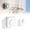 White, variant on Agiufgs Invisible Clothesline 9 X, Space-Saving Retractable Design with Heavy Duty, for Small Apartments Indoor & Outdoor, White