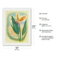 thumbnail image 2 of Bird of Paradise - Hawai’i - Vintage Hawaiian Airbrush Art by Ted Mundorff c.1940s - Japanese Unryu Rice Paper Art Print (Unframed) 18 x 24 in, 2 of 4