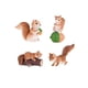 thumbnail image 2 of 4 PC Squirrel Animal Figurine Ornament Decoración de adornos para el hogar, Decoración de la parte superior de Yeooyoor Yeooyoor, 2 of 2