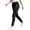 Black-straight, variant on Comfysfit Pant for Women, Stretch Active Pants Quick Drying Ice Silk Comfort Casual Pants Over 50 Comfy Fit