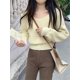 thumbnail image 1 of 2024 Vintage Harajuku Lantern Long Sleeve Women Sweater Casual Korean Autumn Winter Knitwear Soft Warm Tops Chic Femme Sweater, 1 of 5
