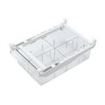 thumbnail image 1 of Soporte para huevos Contenedor de almacenamiento para refrigerador de plástico Cajón de cocina Organizador de caja de frutas, 4 rejillas Methold HA004186-02B, 1 of 7