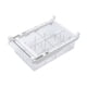 thumbnail image 1 of Soporte para huevos Contenedor de almacenamiento para refrigerador de plástico Cajón de cocina Organizador de caja de frutas, 4 rejillas AweSitey HA004186-02B, 1 of 7