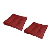 Seat Cushions Outdoor Indoor Tufted Chair Pad Seat Cushions Removable Suitable for Kitchen Dining Living Room Coffee Shop Pack of