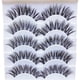 thumbnail image 2 of Pestañas naturales, pestañas postizas, pestañas cortas, pestañas postizas de visón tenues, maquillaje elegante, 5 pares de extensiones de pestañas postizas largas naturales, pestañas postizas exquisit, 2 of 4
