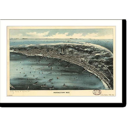 Historic Print, MA Provincetown 1910, 16" x 20"