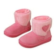 thumbnail image 2 of breaise Girl's Boots Kids Glitter Snow Boots Durability Slip Resistant Outdoor Ankle Boot, 2 of 9