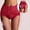 Red, variant on HUPOM Period Panties Womens Underwear High Waist Leisure None Elastic Waist Red 3XL