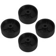 thumbnail image 1 of HONMEET 4Pcs Heater Wheel Kit Black PP Smooth Mobility for Gas Patio Heater Outdoor Use, 1 of 7