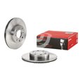 thumbnail image 1 of Brembo Brake Rotor 09502310C02 Vented; One Piece Design; Wheel Bolt Pattern 4 x 100 Millimeter; 122 Millimeter Hat Inside Diameter; 61 Millimeter Hub Diameter; Gray Cast Iron; Single, 1 of 2
