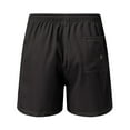 thumbnail image 4 of Men's Candy Color Board Shorts - Solid Color Lace-Up Beach Swim Trunks, Quick-Dry Nylon/Spandex Blend, 4 of 5