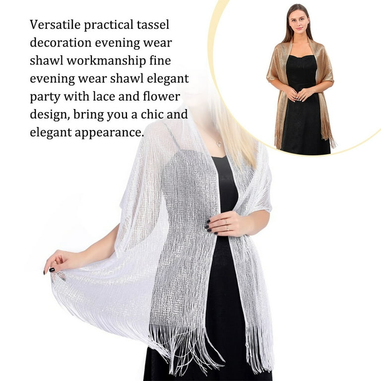 Shiny shawl sale