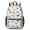 Dinosaur and Floral-2, variant on Dinosaur and Floral Off White Pattern 17" School Backpacks for Teens,Waterproof Oxford Fabric,S-Shape Padded Straps for School,Travel,Hiking,Camping
