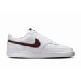 thumbnail image 2 of Men Nike Court Vision Low Lifestyle Sneakers Shoes White/Burgundy DH2987-113, 2 of 6
